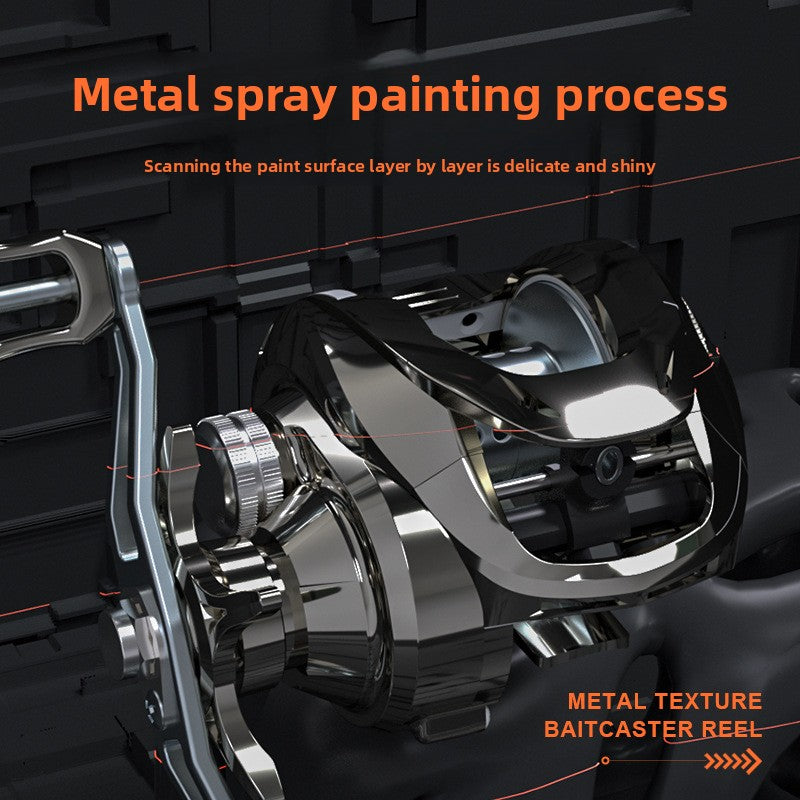 Luremyth Metal Master Baitcasting Reel  – Magnetic Braking & Audible Alarm System