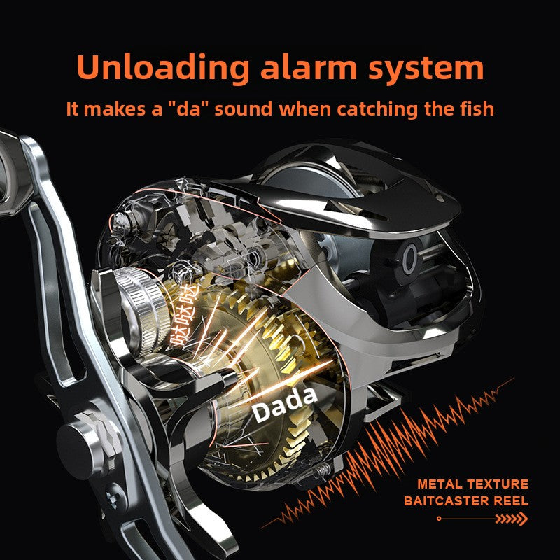 Luremyth Metal Master Baitcasting Reel  – Magnetic Braking & Audible Alarm System
