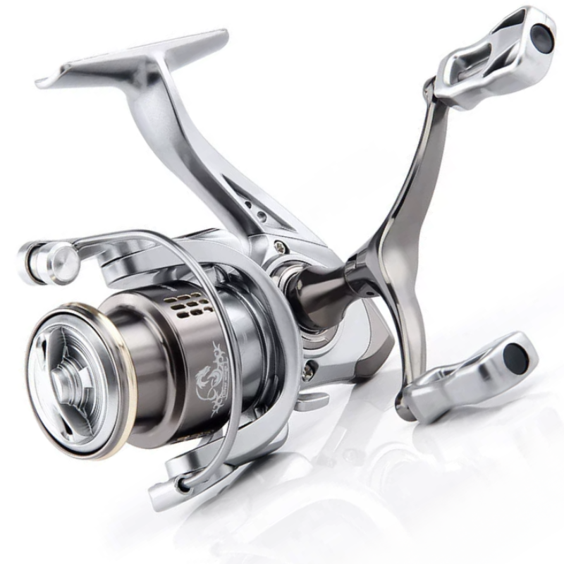 Lure Spinning Reel Double Arm Fishing Reel Long Casting Micro Fishing Reel