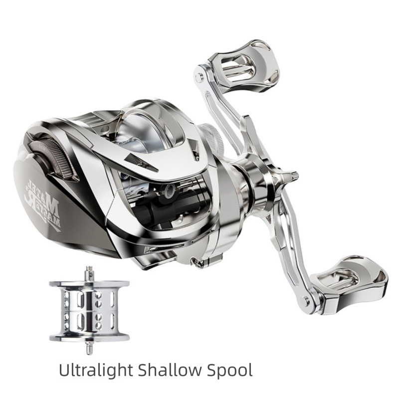 Luremyth Metal Master Baitcasting Reel  – Magnetic Braking & Audible Alarm System